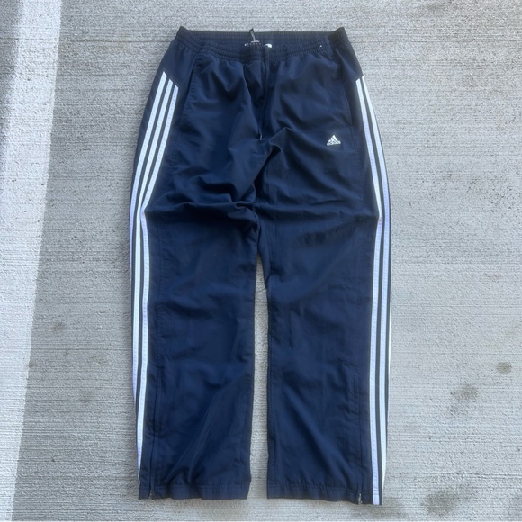 Adidas 2007 Y2K Tracksuit Pants Loose Fit Sweatpants Vintage Relaxed Men L Yeezy - Picture 2 of 5